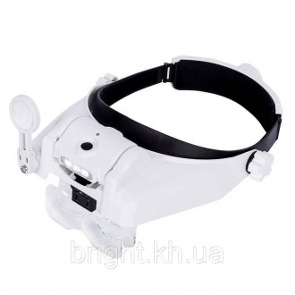 Бинокуляр MG82000MC очки бинокулярные со светодиодной подсветкой 
Лупа оснащена . . фото 2
