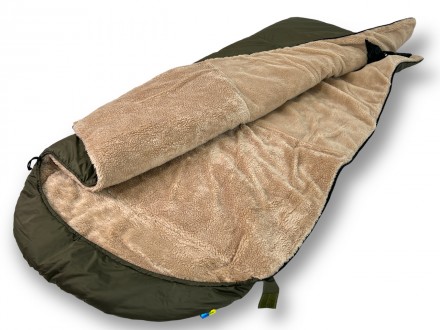 Тактический спальный мешок (до -30) спальник на меху с чехлом для обуви
Армейски. . фото 6