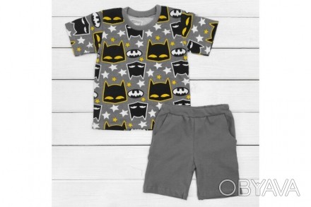Комплект для хлопчика з футболкою та шортами Бетмен 98,110,122,128см
Костюм дит. . фото 1