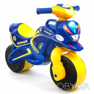 Толокар мотоцикл Doloni Toys 0139-64 70х35х50 см Бессменный хит детского транспо. . фото 1