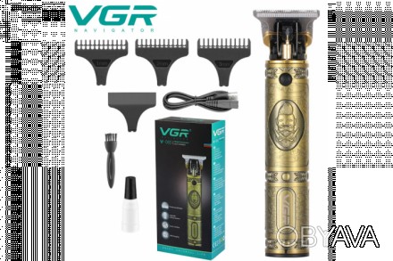 Машинка для стриження волосся акумуляторна від VGR V-085
Опис: Професійна машинк. . фото 1