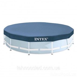 Тент Intex 305 cм для каркасних басейнів Інтекс та Bestway захисний чохол над ба. . фото 4