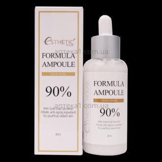 Сироватка для обличчя ТМ ESTHETIC HOUSE FORMULA AMPOULE GOLD SNAIL - 80 мл. Киев. фото 1 Сироватка для обличчя ТМ ESTHETIC HOUSE FORMULA AMPOULE GOLD SNAIL - 80 мл. Киев. фото 1