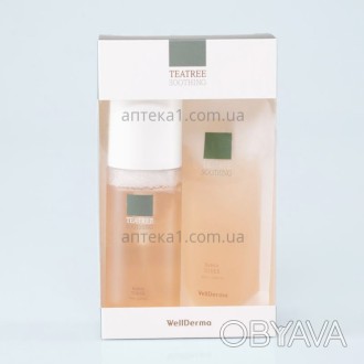 Тонер з екстрактом чайного дерева WellDerma TEATREE SOOTHING BUBBLE TONER призна. . фото 1