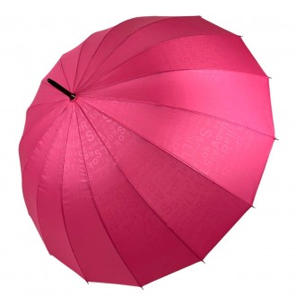 Однотонный зонтик трость на 16 карбоновых спиц - надежный защитник от дождя и ве. . фото 2