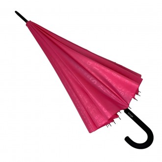 Однотонный зонтик трость на 16 карбоновых спиц - надежный защитник от дождя и ве. . фото 5