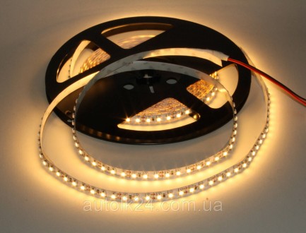 Светодиодная LED лента 120Led 3528 SMD/M 12V теплый белый свет 5 метров. Житомир. фото 1 Светодиодная LED лента 120Led 3528 SMD/M 12V теплый белый свет 5 метров. Житомир. фото 1