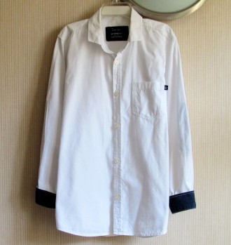 Коттоновая белая рубашка бренда LC Waikiki.
Написан размер 9-10Y, 134/140 см. 
. . фото 4