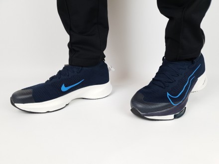 Кроссовки мужские весна лето синие Nike Air Zoom Alphafly NEXT% Tempo Dark Blue.. . фото 10