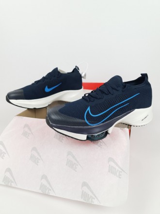 Кроссовки мужские весна лето синие Nike Air Zoom Alphafly NEXT% Tempo Dark Blue.. . фото 7