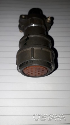 Роз'єм 2РМ27КПН24Г1В1 - 24-х контактна негерметична кабельна розетка серії . . фото 1