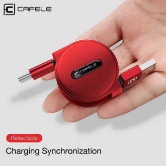 Кабель швидкої зарядки Cafele USB-Type C 2A призначений для зарядки смартфонів c. . фото 3