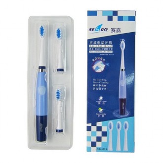 Звуковая электрическая зубная щетка Seago SG - 915B Sonic Electric Toothbrush пр. . фото 5