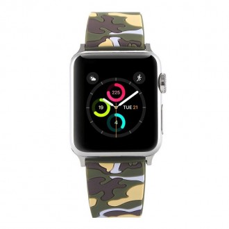 Ремешок для часов Apple Watch 38 мм 40 мм - мягкий спортивный ремешок с пряжкой.. . фото 3