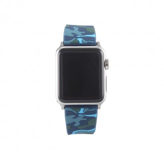 Ремешок для часов Apple Watch 42 мм 44 мм - мягкий спортивный ремешок с пряжкой.. . фото 4