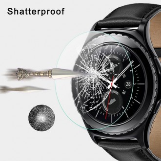 Загартоване скло призначене для захисту екрана годинника Samsung Galaxy Gear S3 . . фото 6