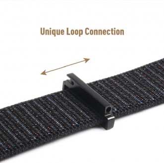 Ремінець для годинника Nylon loop bracelet Universal - нейлоновий ремінець із за. . фото 6