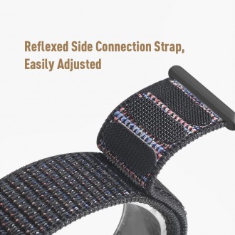 Ремешок для часов Nylon loop bracelet Universal - нейлоновый ремешок с застежкой. . фото 3
