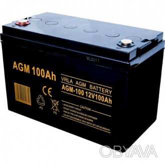 Описание Аккумулятор серии AGM Volt FM 12V 100Ah (6AKUXAG100) предназначен, сред. . фото 1