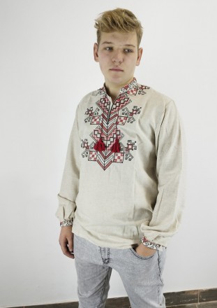 Льняная мужская вышиванка с длинным рукавом
 
XXI века для Украины - это пик поп. . фото 3