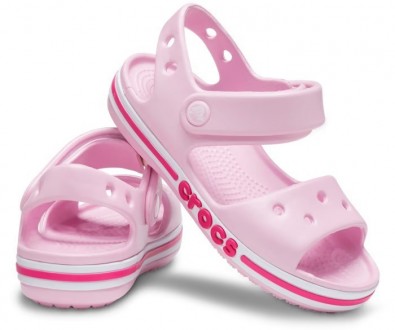 Детские кроксы сандали на девочку Crocs Crocband Розовые Пудровые. Київ. фото 1 Детские кроксы сандали на девочку Crocs Crocband Розовые Пудровые. Київ. фото 1