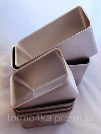 Форма для хлеба маленькая "кирпичик" (кекс). Изготовлена из литого алюминиевого . . фото 6