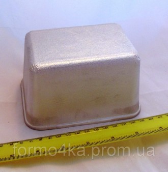 Форма для хлеба маленькая "кирпичик" (кекс). Изготовлена из литого алюминиевого . . фото 5