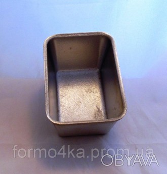 Форма для хлеба маленькая "кирпичик" (кекс). Изготовлена из литого алюминиевого . . фото 1
