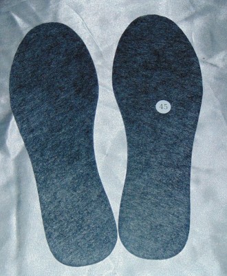 Стельки серый войлок (фетр)
Размеры с 36 по 46
Упаковка - 10 пар одного размера
. . фото 2