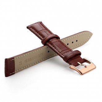 Ремінець для годинника Leather bracelet Universal - шкіряний ремінець з пряжкою-. . фото 4