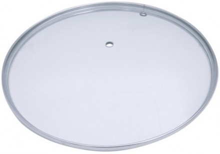 Крышка стеклянная для сковородок диаметром 24 см
Не комплектуется ручкой-кнопкой. . фото 2