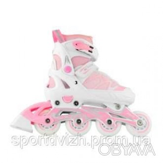 Роликові ковзани Action 2 в 1 Riply/Pink/33-36