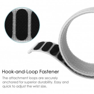 Ремінець для годинника Nylon loop bracelet Universal - нейлоновий ремінь з засті. . фото 6