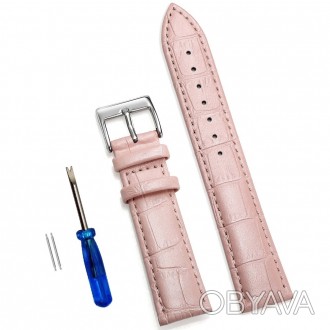 Ремешок для часов Leather bracelet Universal - кожаный ремешок с пряжкой-застежк. . фото 1