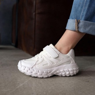 Дитячі кросівки з екошкіри Kids 585082 Білі. Київ. фото 1 Дитячі кросівки з екошкіри Kids 585082 Білі. Київ. фото 1