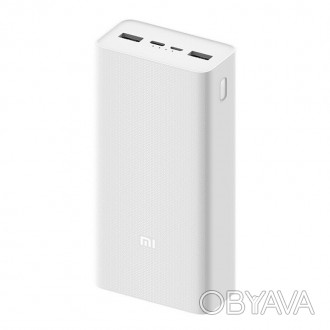 Павербанк Xiaomi Mi PB3 30000 mAh 18W (PB3018ZM) White