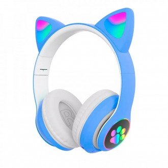 Наушники Bluetooth TUCCI STN28 Blue c ушками. Запорожье. фото 1 Наушники Bluetooth TUCCI STN28 Blue c ушками. Запорожье. фото 1