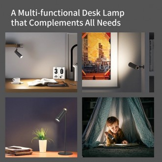 Комфортне та багатофункціональне освітлення
Yeelight 4in1 Recharheable Desk Lamp. . фото 9