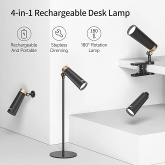 Комфортне та багатофункціональне освітлення
Yeelight 4in1 Recharheable Desk Lamp. . фото 4
