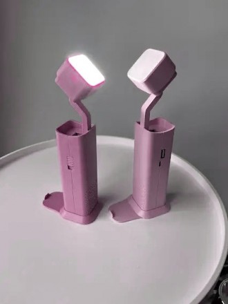 Ліхтарик настільна лампа Power Bank XANES D16. Рожевий
	Це портативна автономна . . фото 3