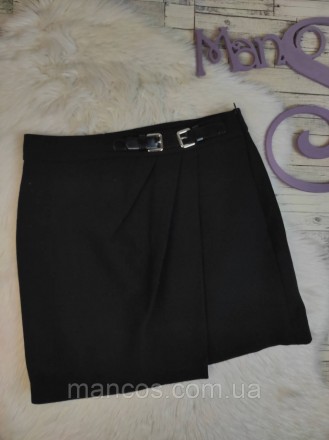 Женская юбка Zara классическая черная с запахом Размер XS 42. Кривой Рог. фото 1