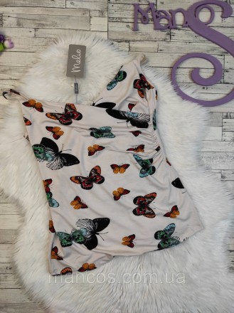 Женская блузка Melio майка молочного цвета с бабочками
Состояние: новое
Производ. . фото 2