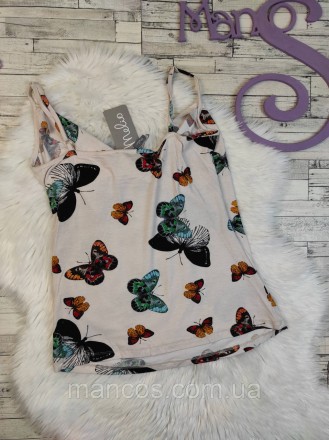 Женская блузка Melio майка молочного цвета с бабочками
Состояние: новое
Производ. . фото 5