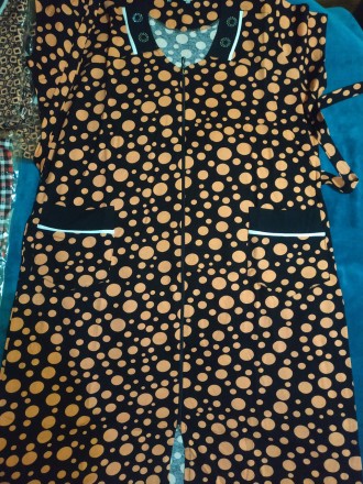 Купить Женский трикотажный халат Батал - большого размера
 В наличии размеры хал. . фото 3