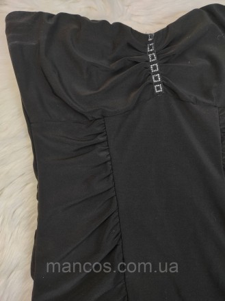 Женское платье Soft Line чёрное без бретелек облегающее
Состояние: б/у, в идеаль. . фото 3