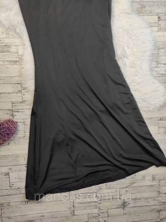 Женское платье чёрное длинное без бретелек с открытыми боками
Состояние: б/у, в . . фото 7