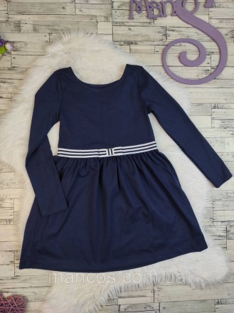 Детское платье Polo Ralph Lauren тёмно-синего цвета Размер 116. Кривой Рог. фото 1 Детское платье Polo Ralph Lauren тёмно-синего цвета Размер 116. Кривой Рог. фото 1