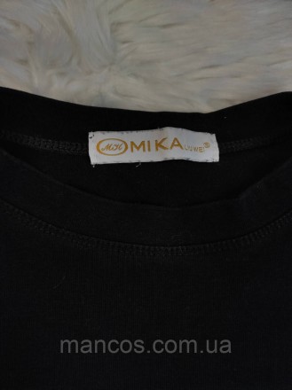 Женская футболка Міка чёрная
Состояние: б/у, в очень хорошем состоянии 
Производ. . фото 6