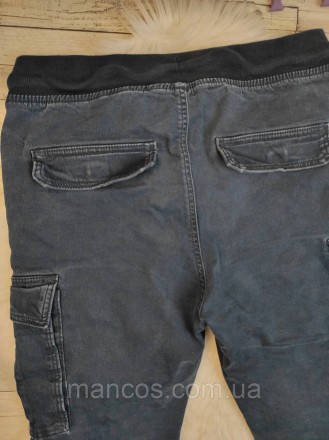 Детские джинсы H&M для мальчика синие с карманами пояс резинка 
Состояние: б/у, . . фото 6