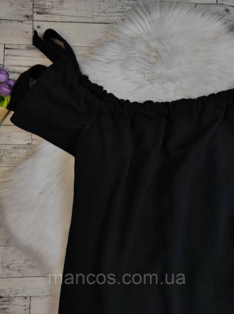 Женская блуза Boohoo черная 
Состояние: б/у, в отличном состоянии 
Производитель. . фото 6